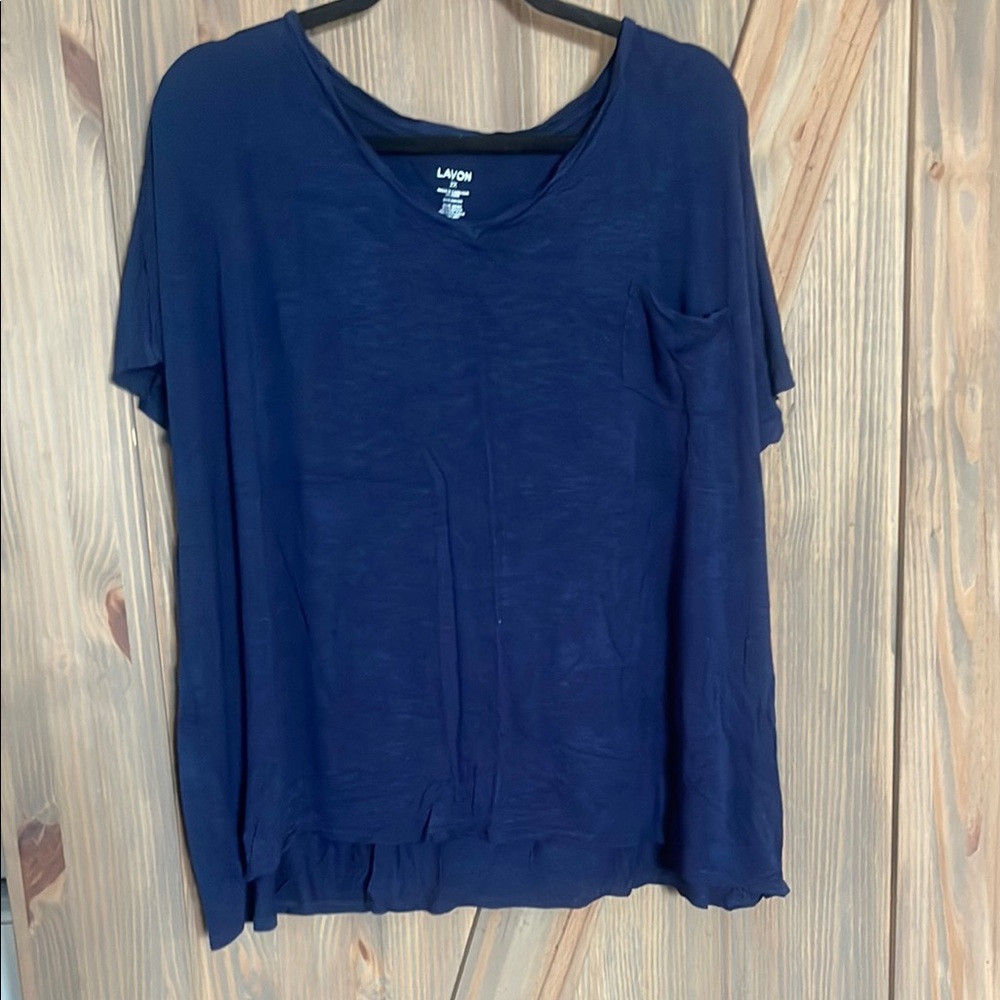 Linden Navy Blue Women's Top